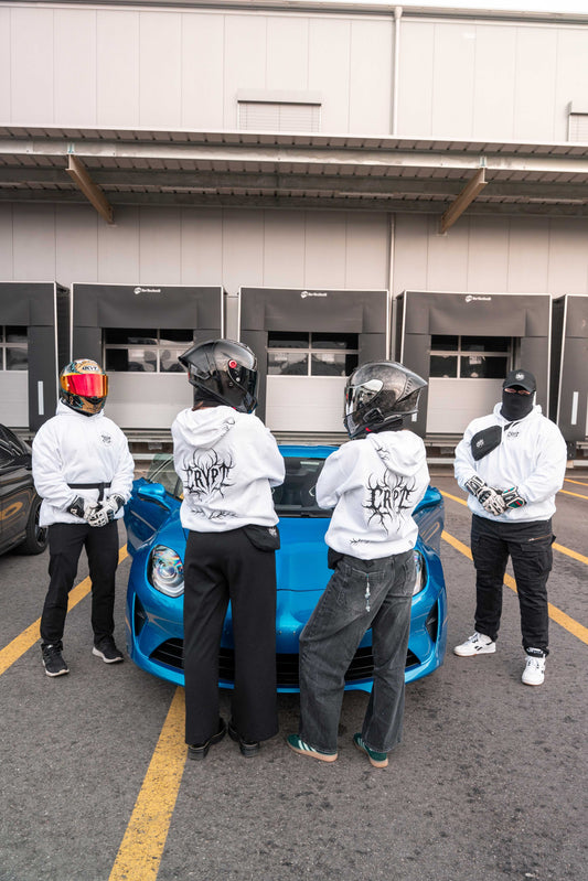 Hoodie Midnight White Crypt