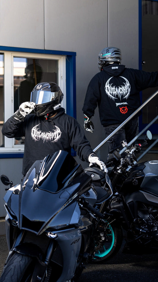 Hoodie OUTLAWCRYPT void logo